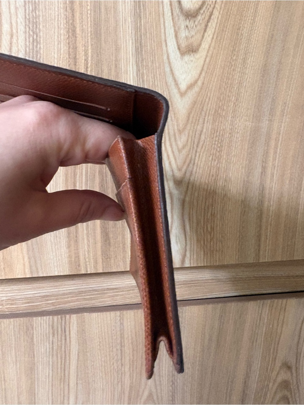 Authentic LOUIS VUITTON CREDIT CARD/CHECK-BOOK wallet - Picture 6 of 14